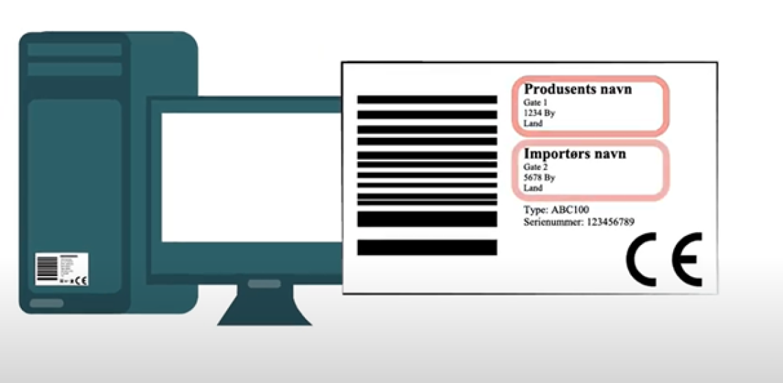 illustrasjon CE-merking